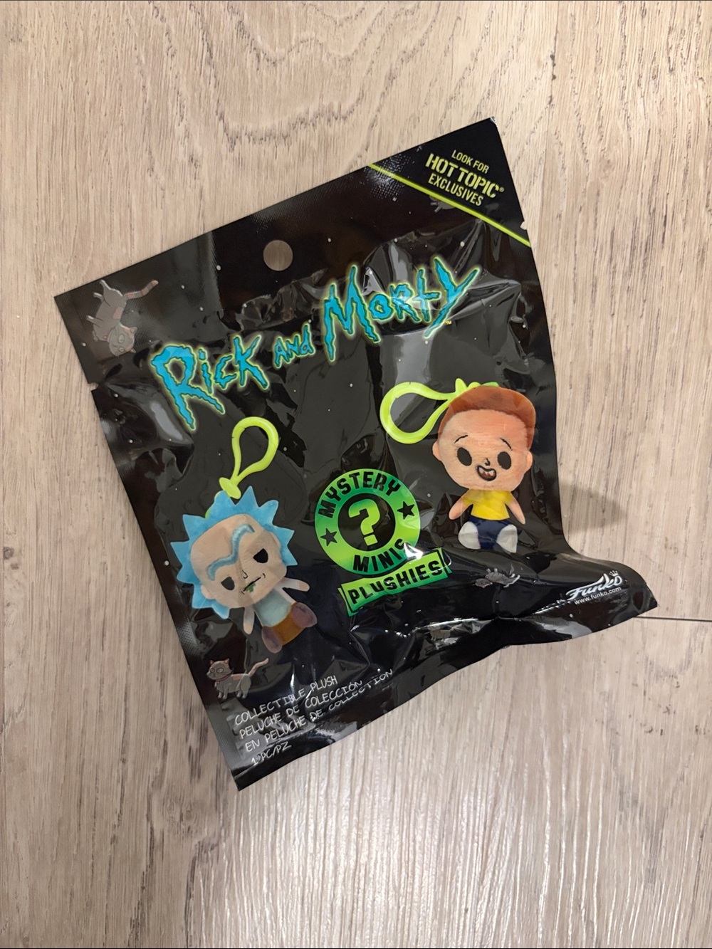 Rick and Morty Mystery Mini Plush Keychain